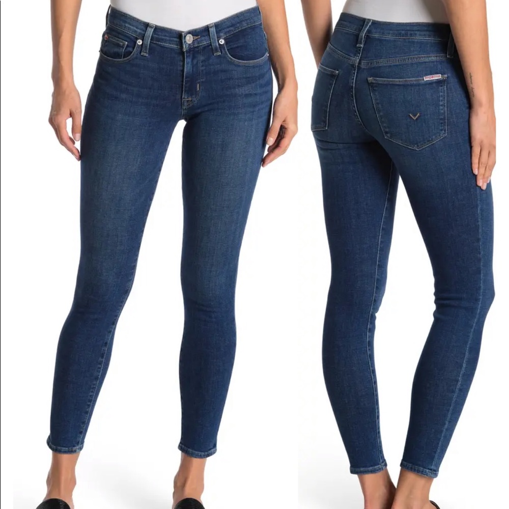 HUDSON JEANS SIZE 27 MIDRISE ANKLE NATALIE SUPER SKINNY